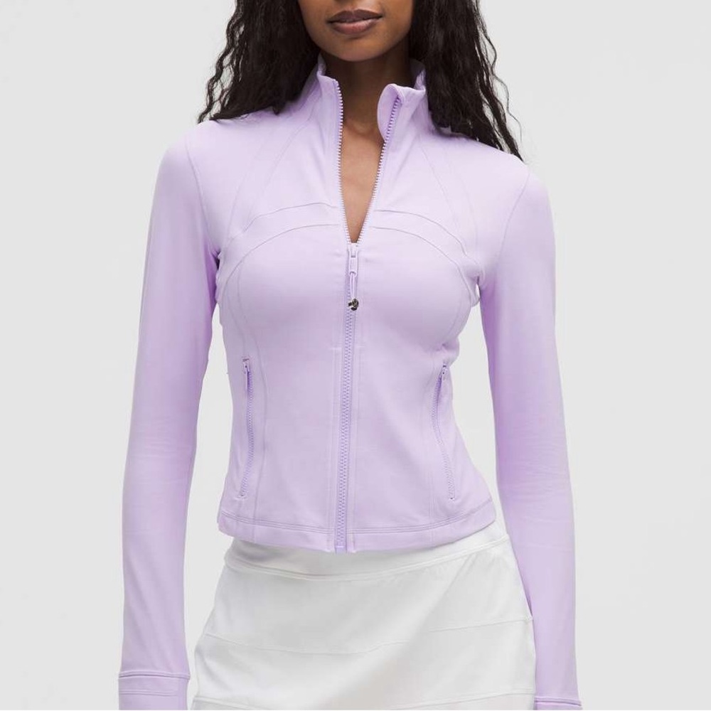 Lululemon Cropped Define Jacket Nulu - Lavender Frost